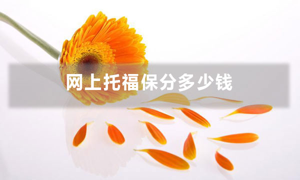 网上托福保分多少钱
